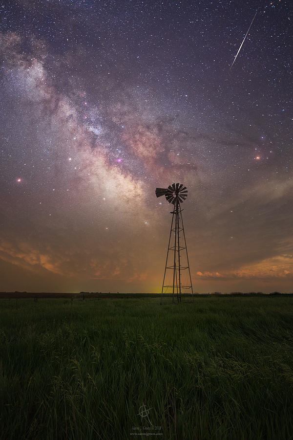 Space Photograph - Thats My Kind Of Night  by Aaron J Groen