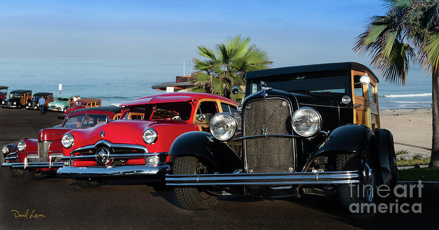 The 2018 Wavecrest Woodie Fest in Encinitas, California  Photograph by David Levin