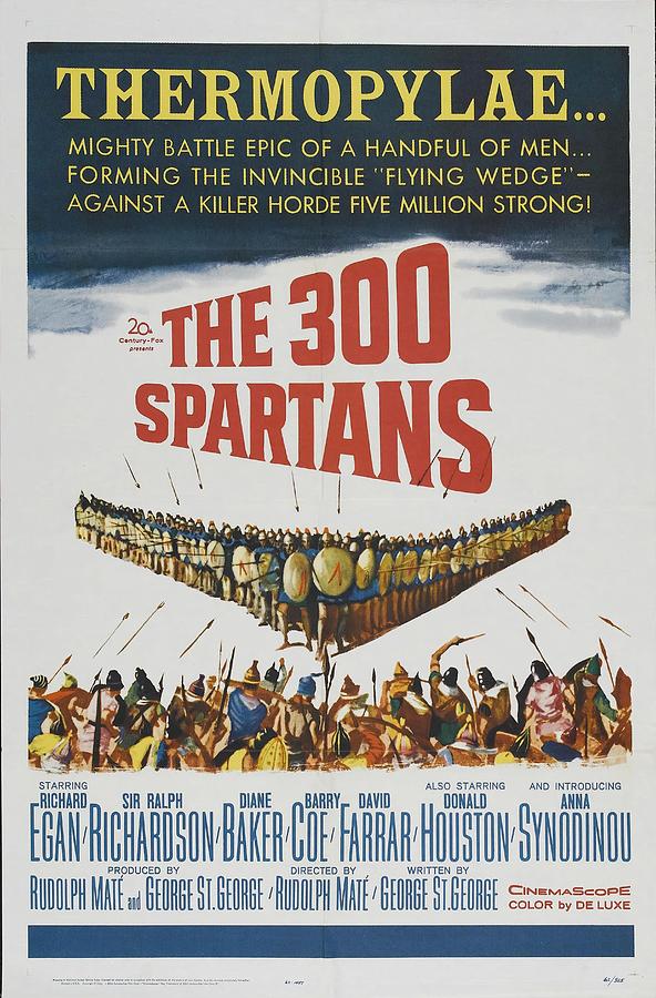 Movie Poster Photograph - The 300 Spartans -1962-. by Album