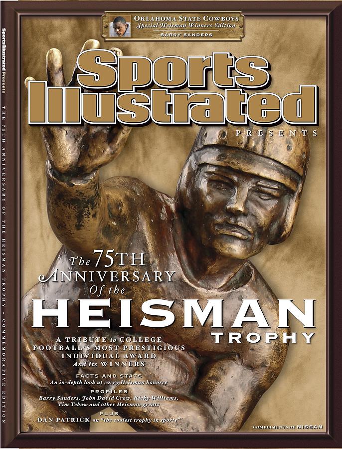 The 75th Anniversary Of The Heisman Trophy Issue Sports Illustrated Cover Photograph by Sports Illustrated