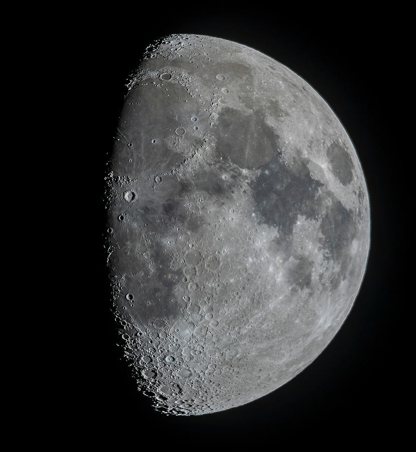 The 9 Day Old Gibbous Moon Photograph by Alan Dyer