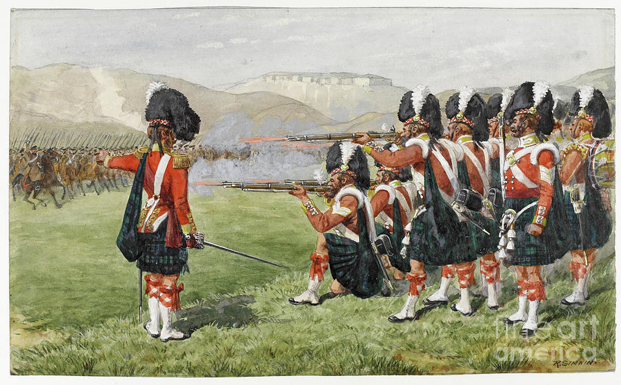 The 93rd Sutherland Highlanders At The Battle Of Balaclava 25 October ...