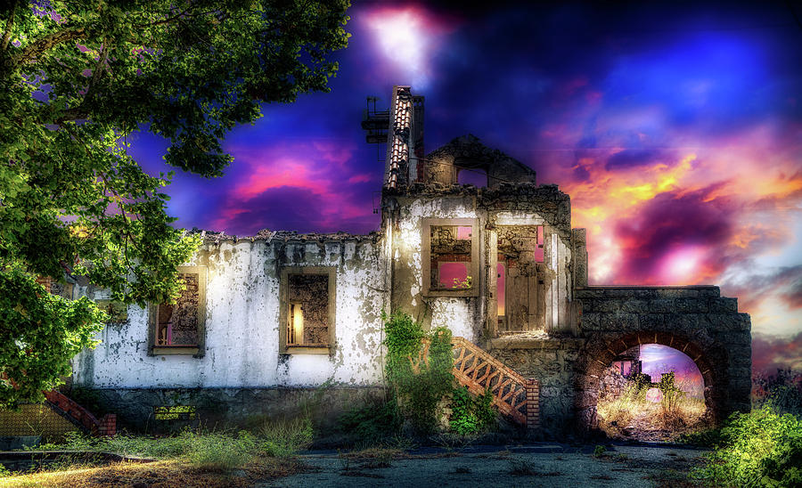 The abandoned mansion on Estrella Hill Photograph by Micah Offman