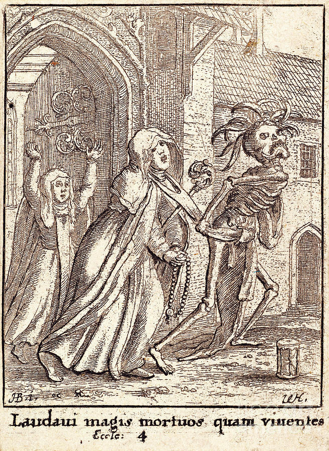 The Abbess And The Dance Of Death Photograph by Metropolitan Museum Of ...