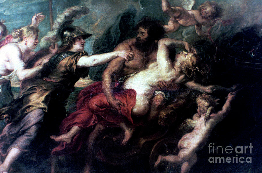 The Abduction Of Proserpina, 1632 Drawing by Print Collector