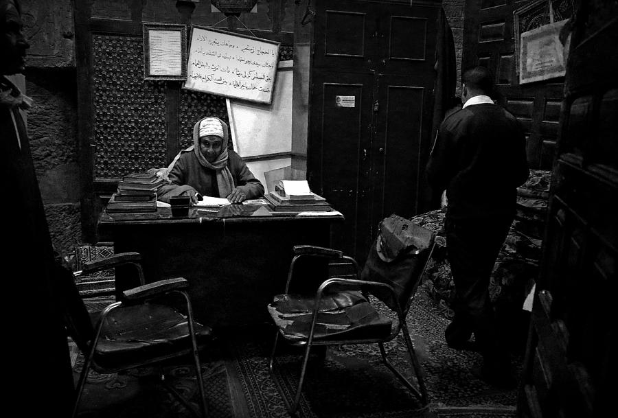 The Accountant Of The Mosque, Luxor, Egypt Photograph by Giorgio Pizzocaro