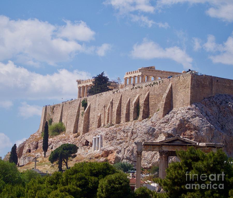 The Acropolis in Athens, Greece Photograph by L Bosco