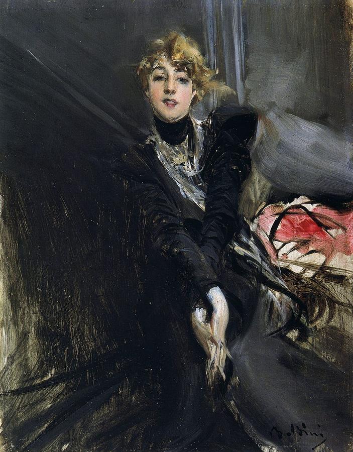 The Actress Jane Renouardt Painting by Giovanni Boldini - Fine Art America