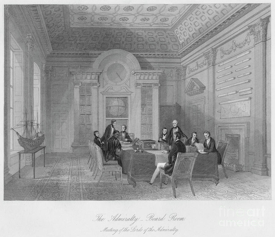 The Admiralty. - Board Room Drawing by Print Collector