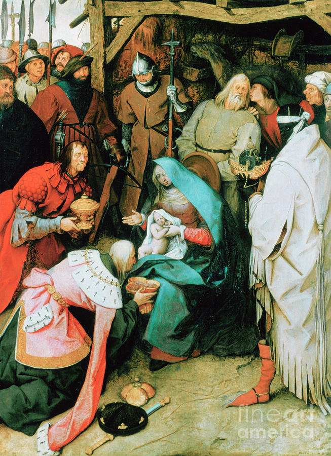 The Adoration Of The Kings, 1564 Drawing by Print Collector