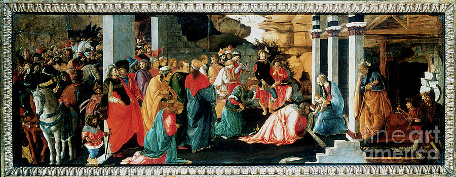 The Adoration Of The Kings, C1470 Drawing by Print Collector