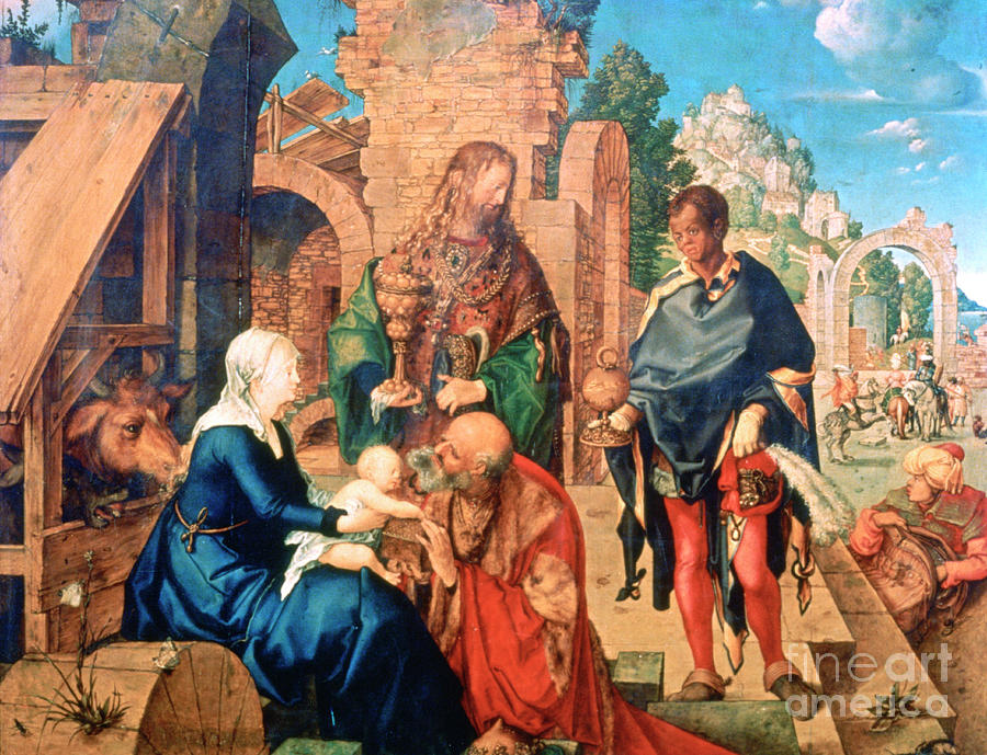 The Adoration Of The Magi, 1504. Artist Drawing by Print Collector