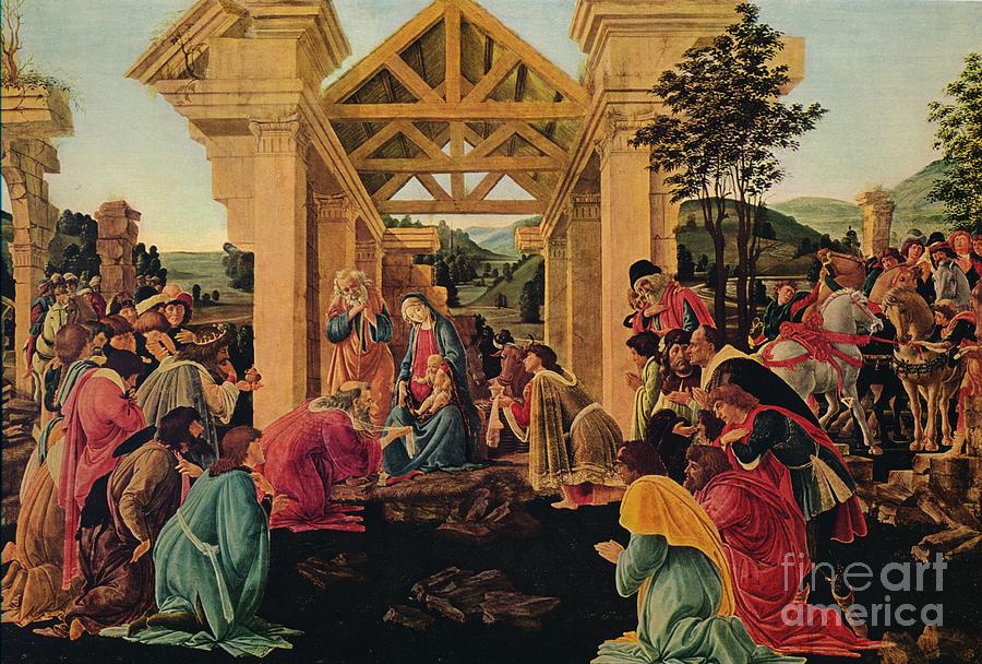 The Adoration Of The Magi Drawing by Print Collector