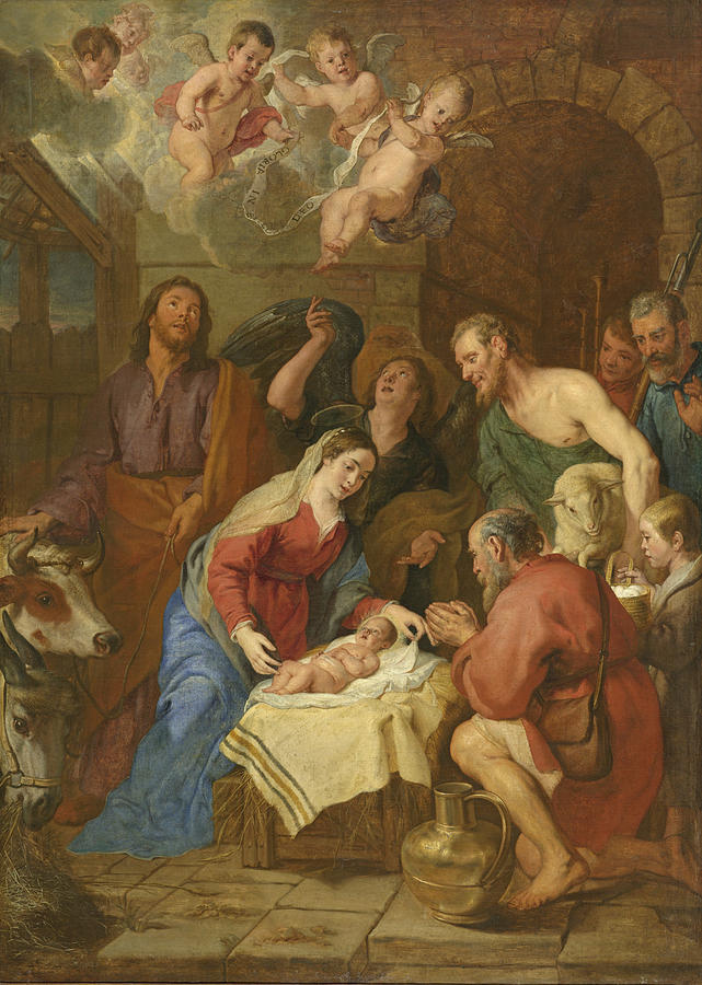 The Adoration of the Shepherds Painting by Gaspar de Crayer