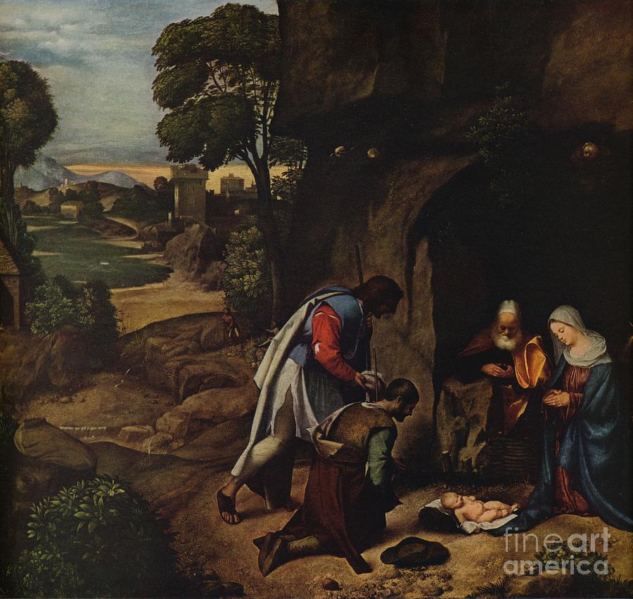 The Adoration Of The Shepherds Drawing by Print Collector