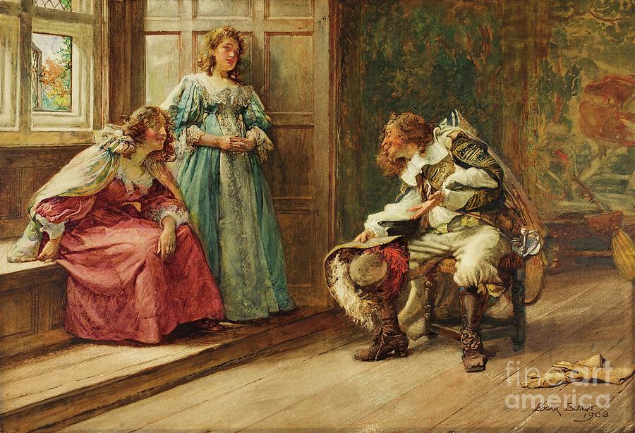 The Adventure, 1903 Painting by Edgar Bundy The Adventure, 1903 Painting by Edgar Bundy