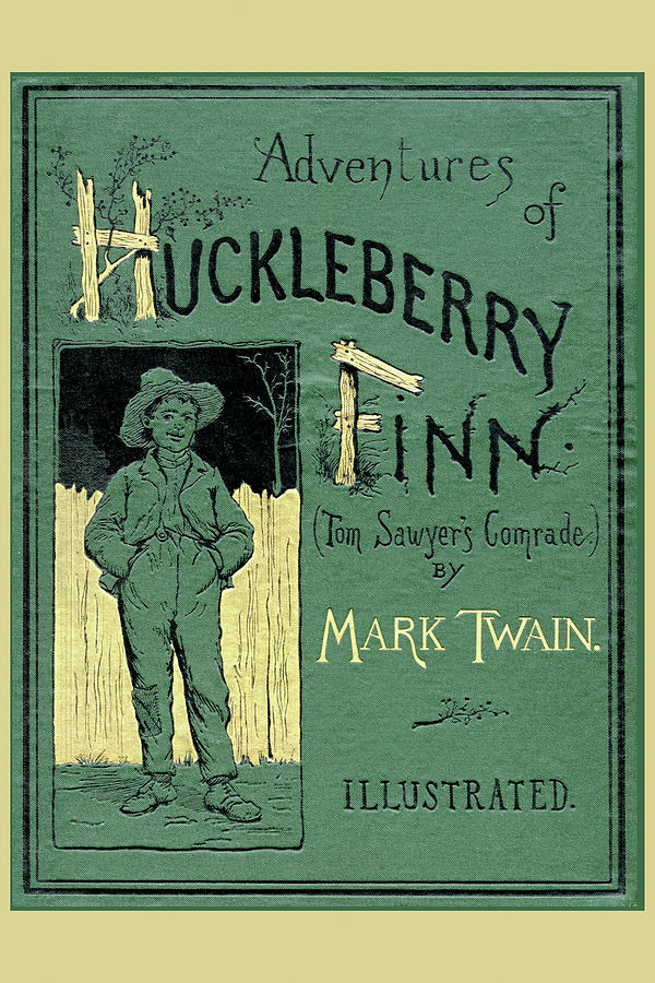 Book Painting - The Adventures of Huckleberry Finn by E.W. Kemble
