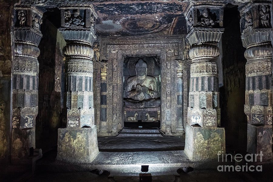 The Ajanta Caves Of Ancient India Photograph by Zhouyousifang