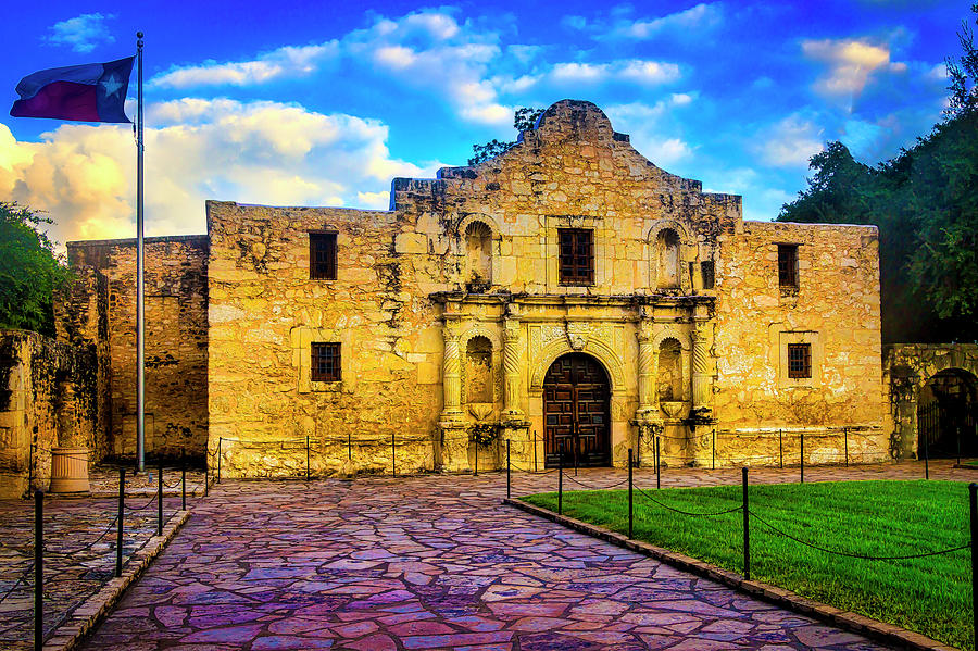The Alamo Fortress Photograph by Garry Gay