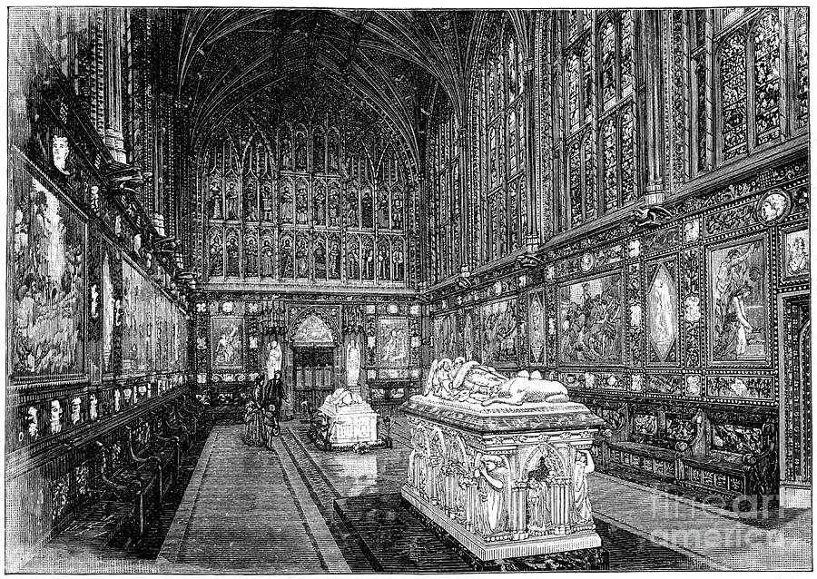 The Albert Memorial Chapel, Windsor Drawing by Print Collector