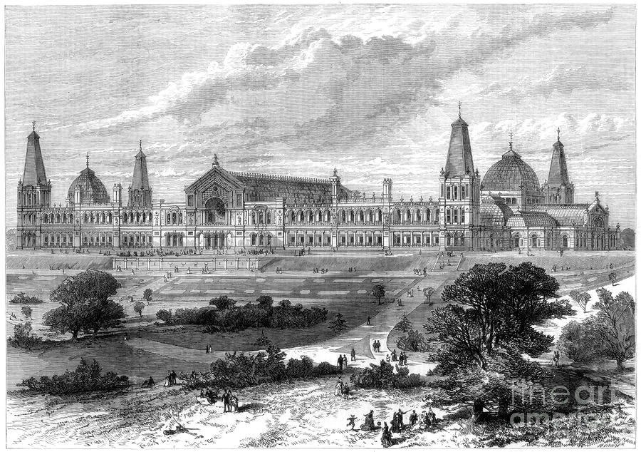 The Alexandra Palace, Muswell Hill Drawing by Print Collector The Alexandra Palace, Muswell Hill Drawing by Print Collector