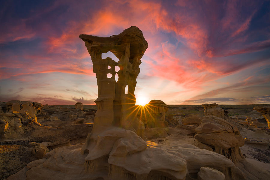 The Alien Throne At Bisti Badlands Photograph by Mike He