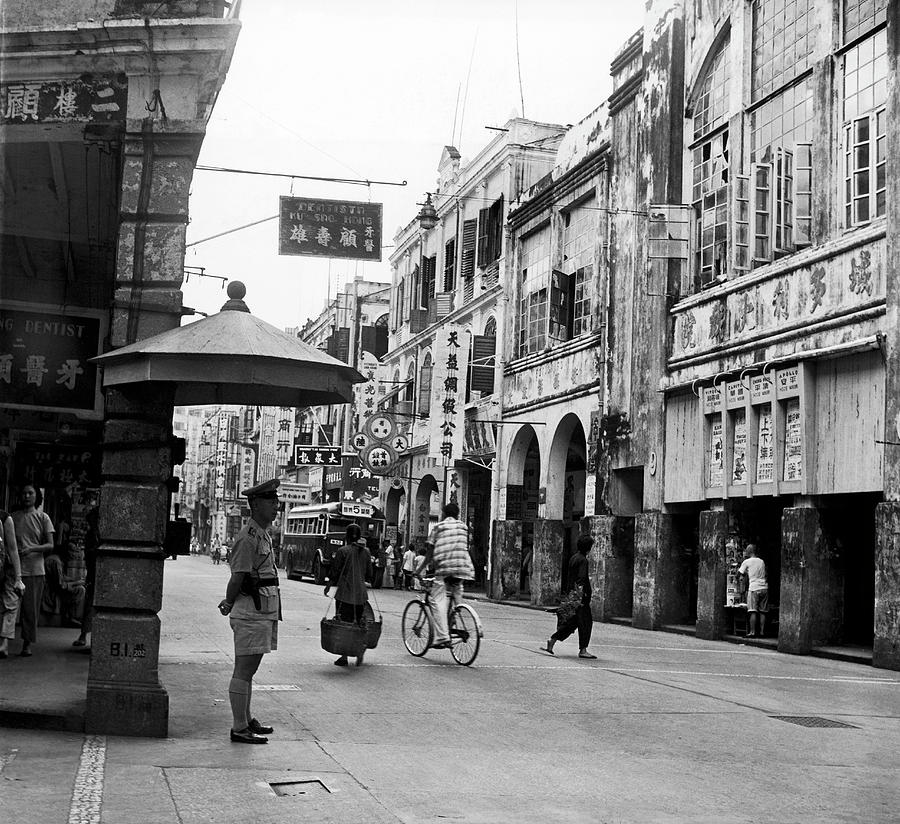 The Almeido Ribiera Avenue In Macao 1962 Photograph by Keystone-france