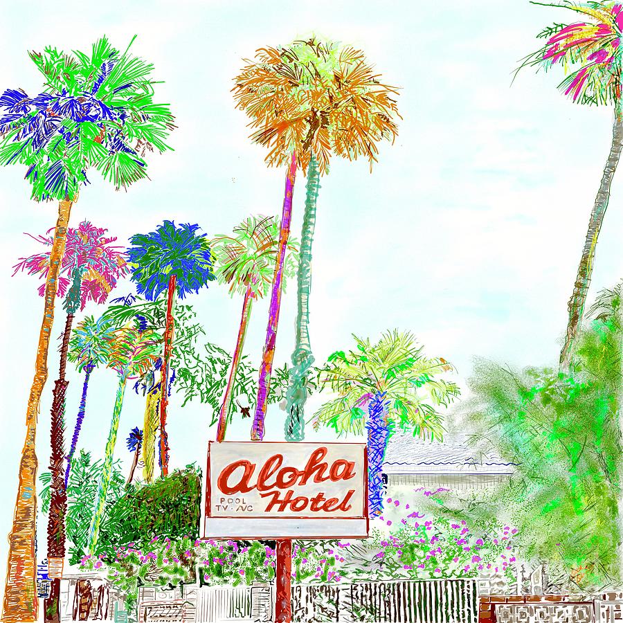 The Aloha Place Digital Art by Beth Saffer