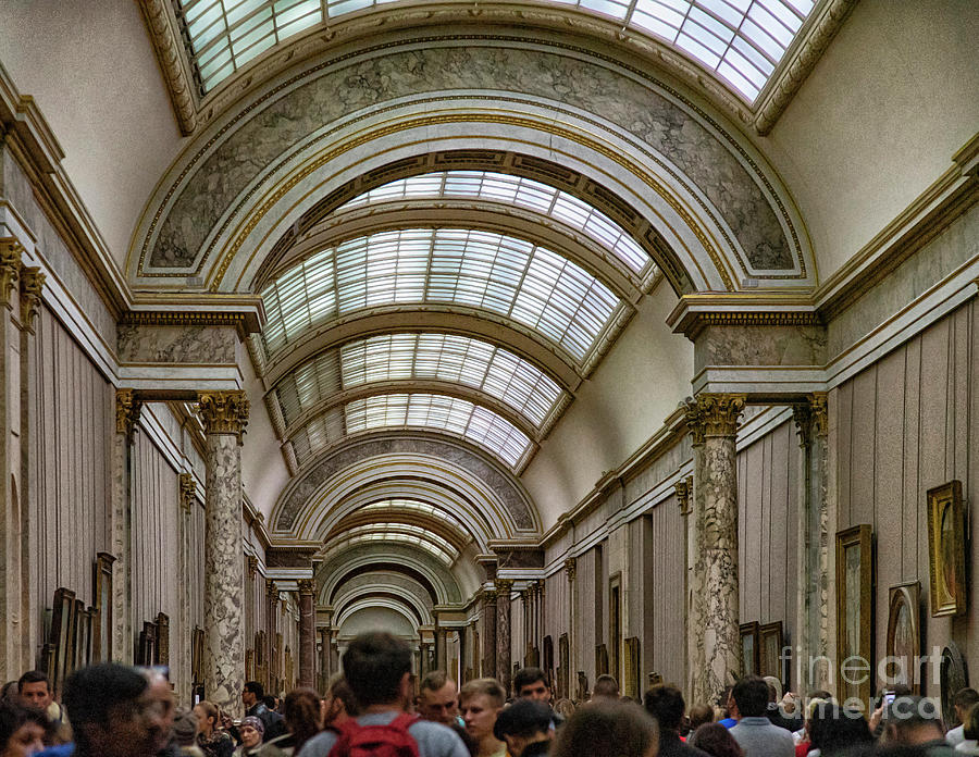 The Amazing Halls of The Louvre Museum Paris France Musee du Louvre Photograph by Wayne Moran