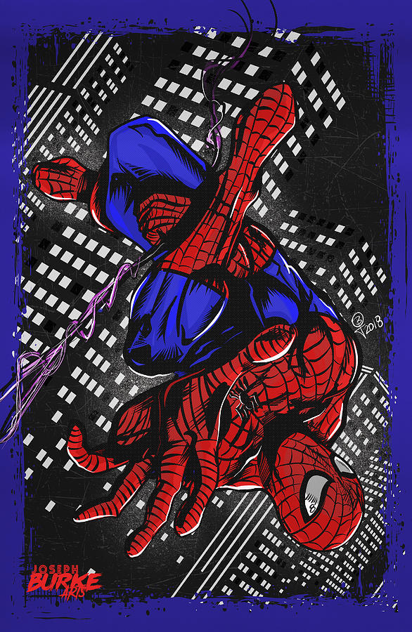 Spider-man Digital Art - The Amazing Spider-man by Joseph Burke