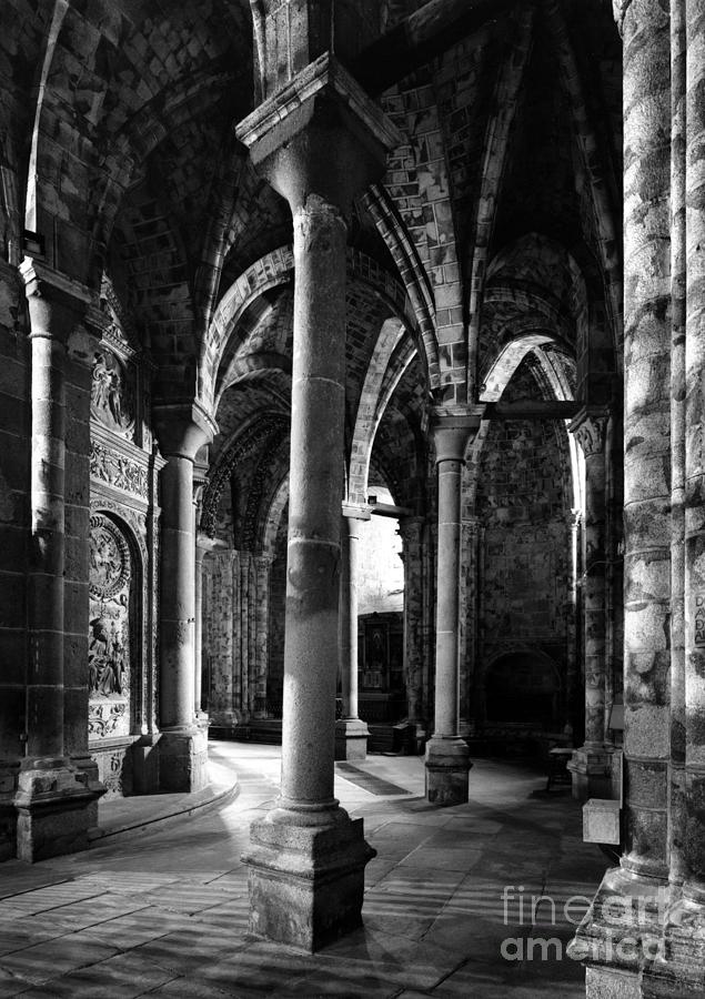 The Ambulatory And The So-called Radiant Chapel. Cathedrale Saint Savior. 12th-15th Century. Avila, Spain Photograph by 