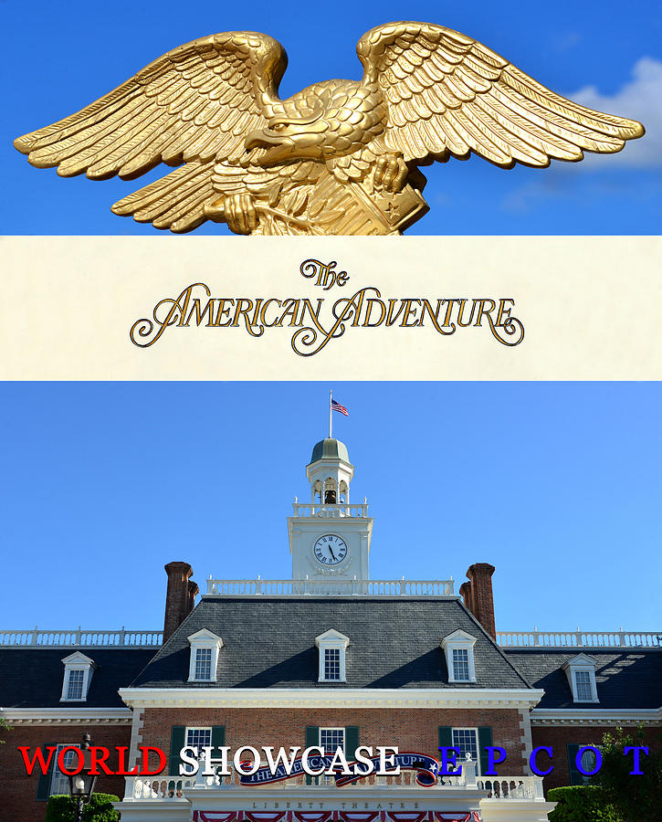 The American Adventure poster work A Mixed Media by David Lee Thompson
