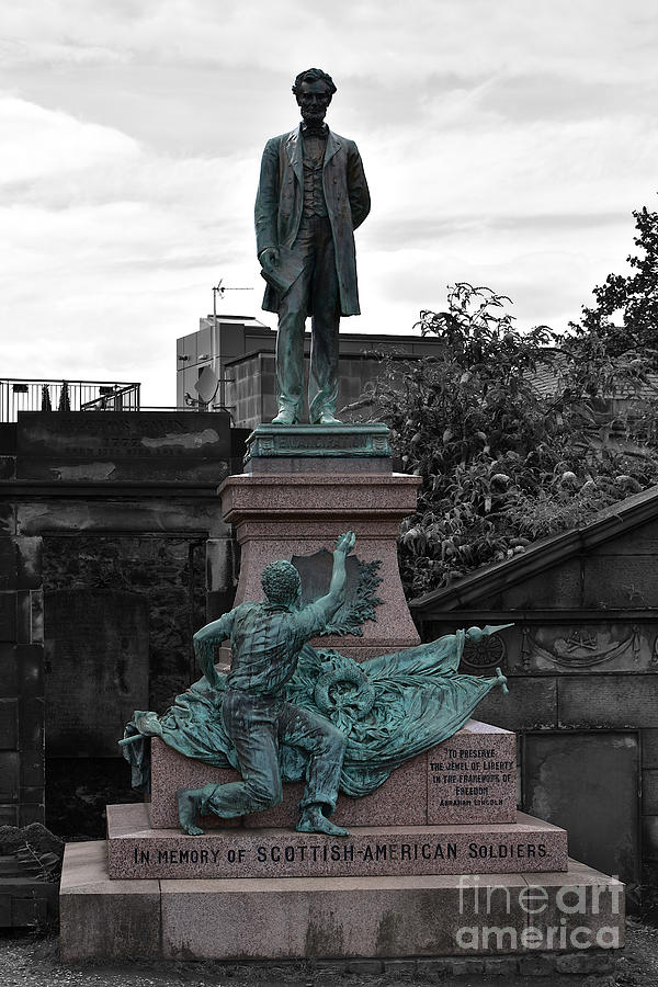 The American Civil War Memorial, Old Calton Cemetery, Edinburgh Photograph by Yvonne Johnstone