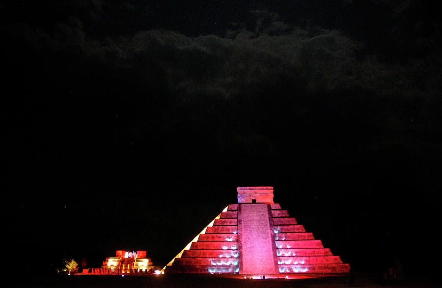 The Ancient Mayan Pyramids of Chichen Photograph by STRINGER Mexico ...