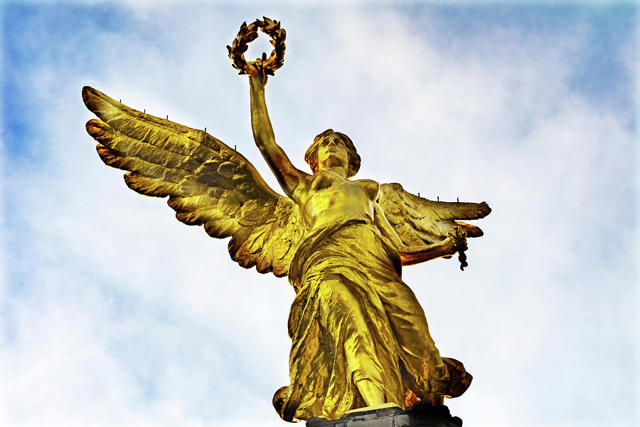 Angel Photograph - The Angel Of Independence, Mexico City by William Perry