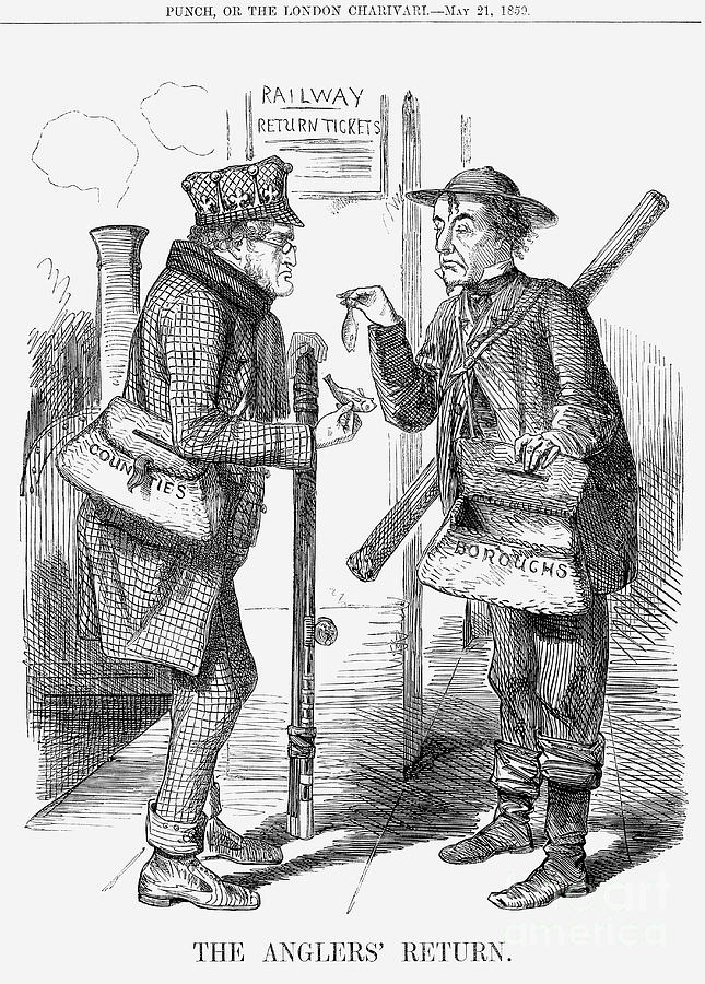 The Anglers Return, 1859 Drawing by Print Collector