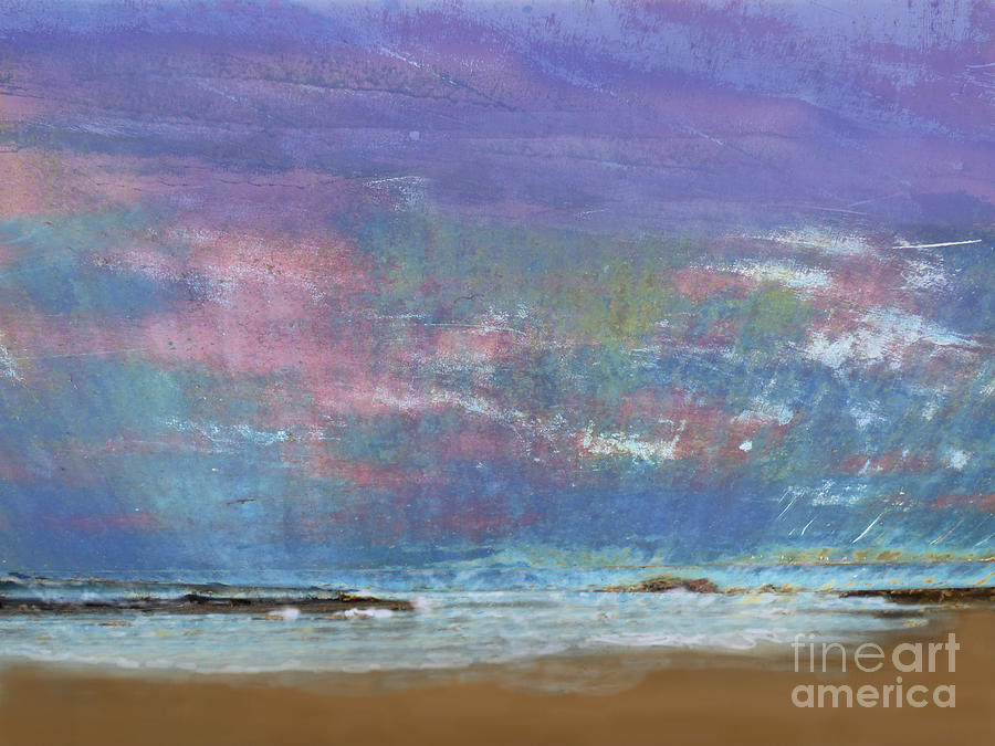 The Angry Sea Mixed Media by Sharon Williams Eng