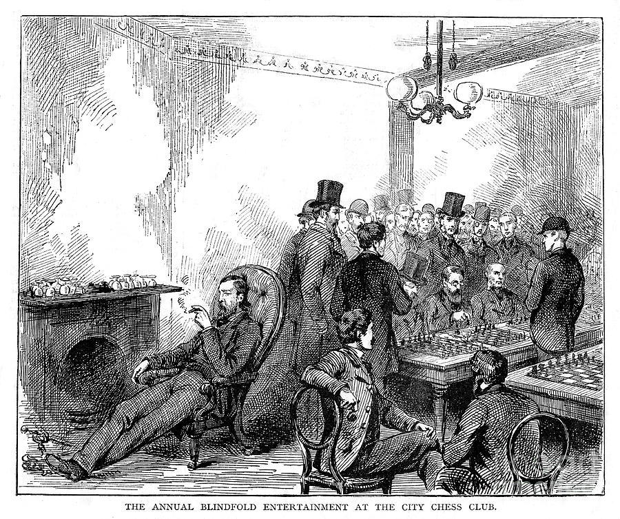 The Annual Blindfold Entertainment Drawing by Print Collector