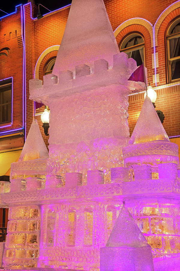 The Annual Ice Sculpting Festival In The Mountain Town Of Cripple Creek, Colorado, The Donjon 