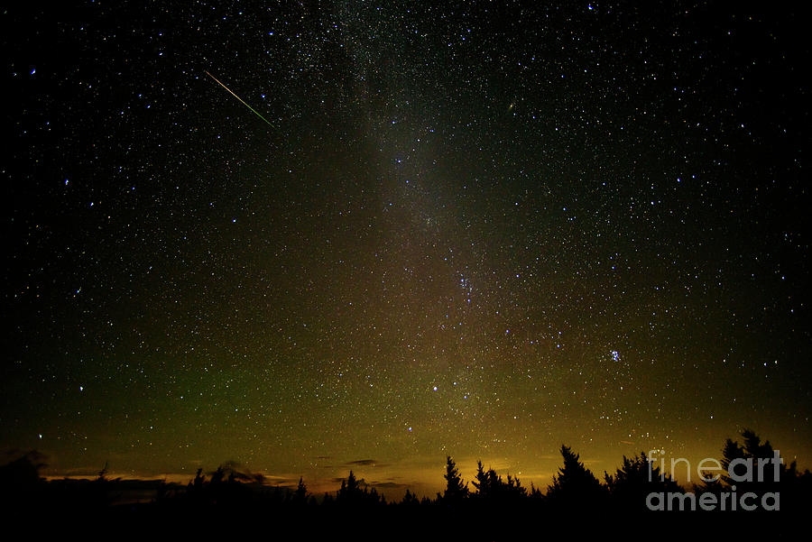 The Annual Perseid Meteor Shower Photograph by Bill Ingalls/nasa