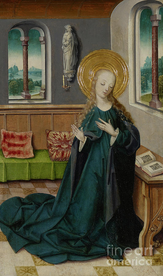 The Annunciation, 1490 Painting by German School