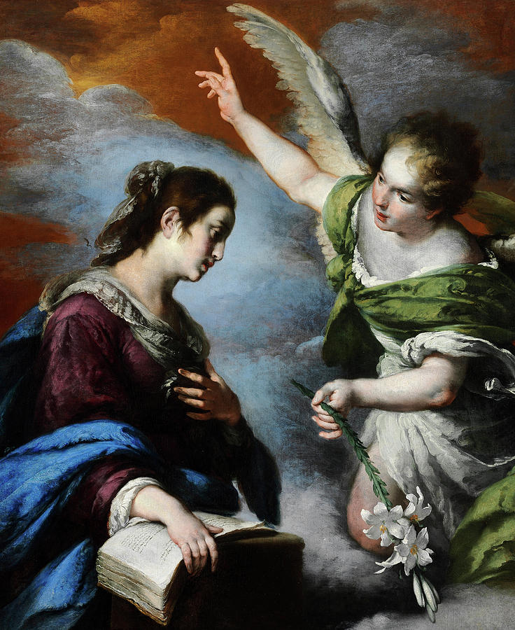 Bernardo Strozzi Painting - The Annunciation, 1640 by Bernardo Strozzi Bernardo Strozzi Painting - The Annunciation, 1640 by Bernardo Strozzi