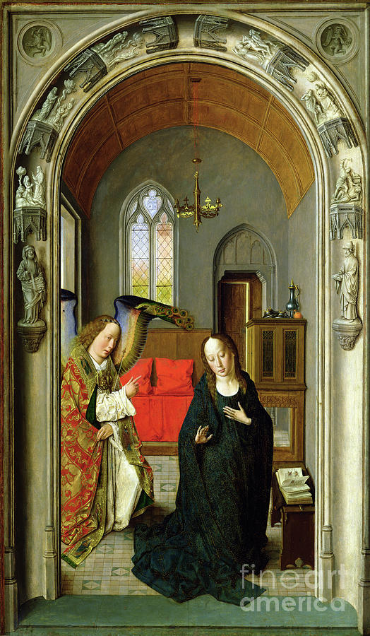 The Annunciation, C.1445 Painting by Dirck Bouts - Fine Art America