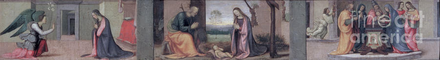 The Annunciation; The Nativity; The Presentation In The Temple ...