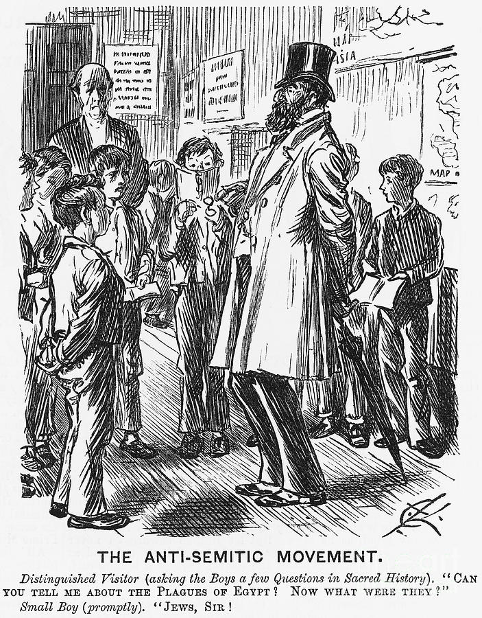 The Anti-semitic Movement, 1881 Drawing by Print Collector