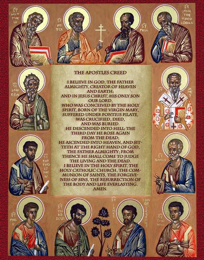 The Apostles Creed Photograph by Samuel Epperly