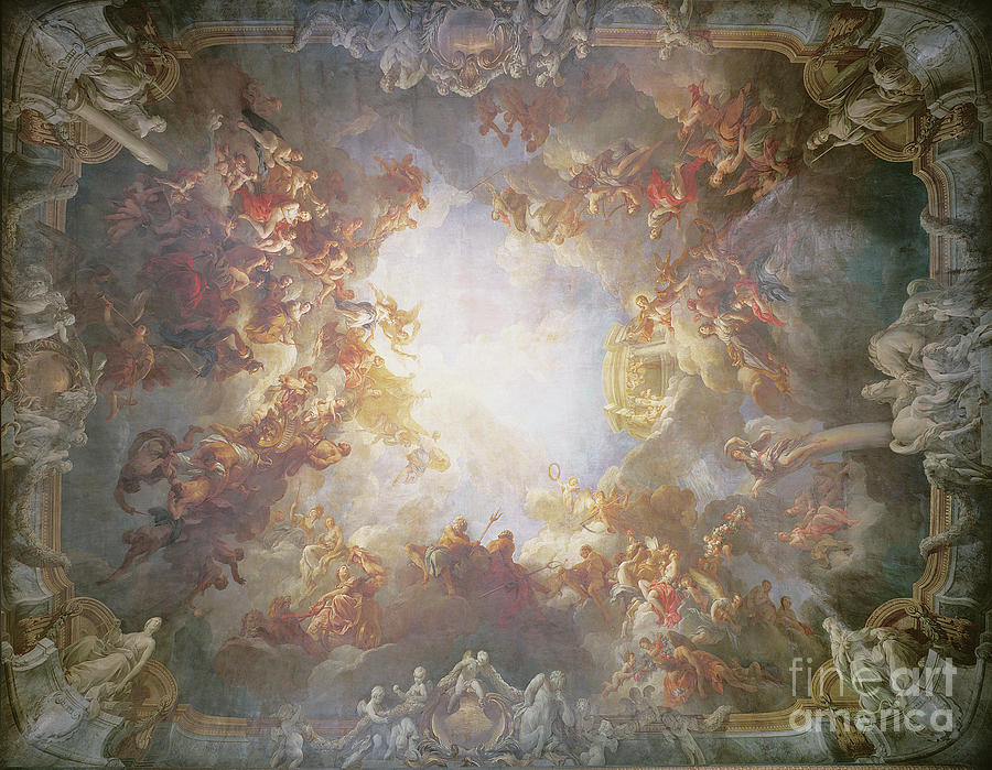 The Apotheosis Of Hercules, From The Ceiling Of The Salon Of Hercules ...