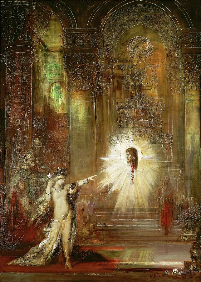 The Apparition. Oil on canvas -1874-. Painting by Gustave Moreau -1826-1898- The Apparition. Oil on canvas -1874-. Painting by Gustave Moreau -1826-1898-