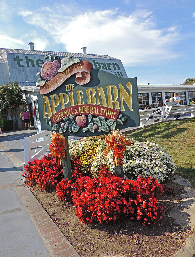 The Apple Barn Sign Photograph by Marian Bell