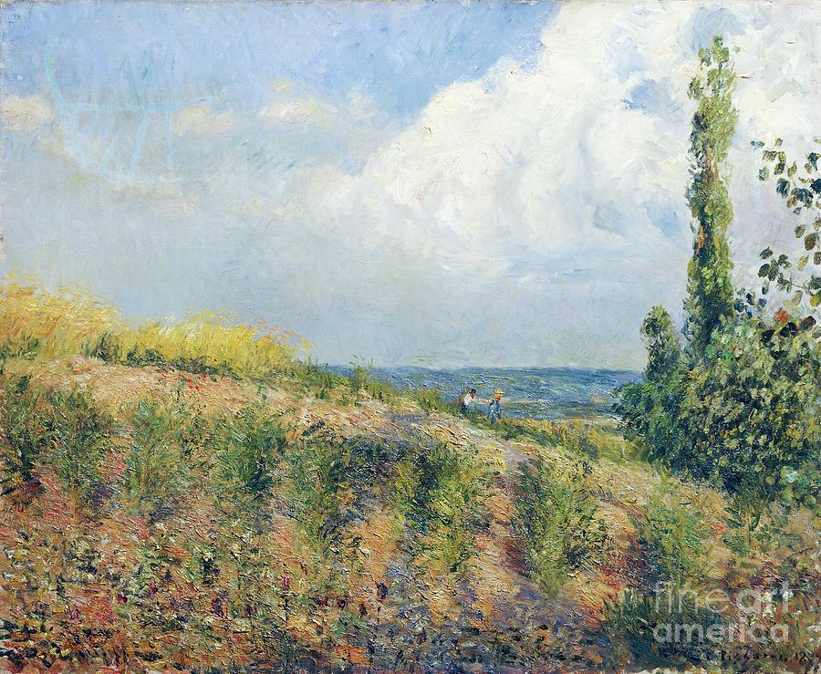The Approaching Storm By Camille Pissarro, 1877, Oil On Canvas Painting by Camille Pissarro